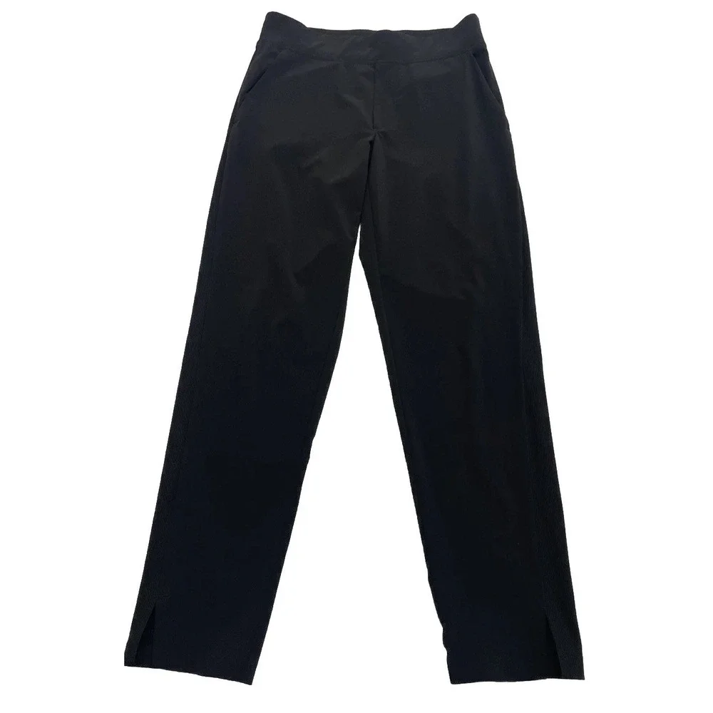 ATHLETA Brooklyn Ankle‎ Pant Black Lightweight Pants Work Travel Women's Size 0